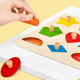 【楽天スーパーSALE】女の子 プレゼント 形認識 型はめパズル オモチャ 英語勉強 パズル 誕生日 ペグパズル 木の玩具 ギフト 知育おもちゃ ブロック ピックアップパズル 木製パズル 室内遊び 木のパズル ベビー モンテッソーリ 知育玩具 型はめ パズル 男の子 色認識 木