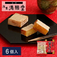 【浅草満願堂】うす皮芋きん 6個入 (36362)ヒルナンデス！紹介 芋きんつば 芋きん芋スイーツ 金鍔 東京み…