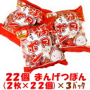 【小分けにピッタリ！かわいい小袋入り】22個 まんげつぽん（2枚×22個）×3パック