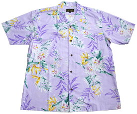 アロハシャツ メンズ ウコンストレーチア (ゆったりタイプ） | メンズ 結婚式 シャツ 大きいサイズ アロハシャツ リゾート 沖縄 お土産 ウムサン UMUSAN