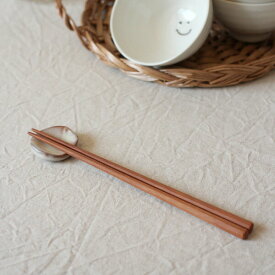【サオ】 八角箸（はし） 中　≪木製品≫/　カトラリー かわいい おしゃれ ナチュラル