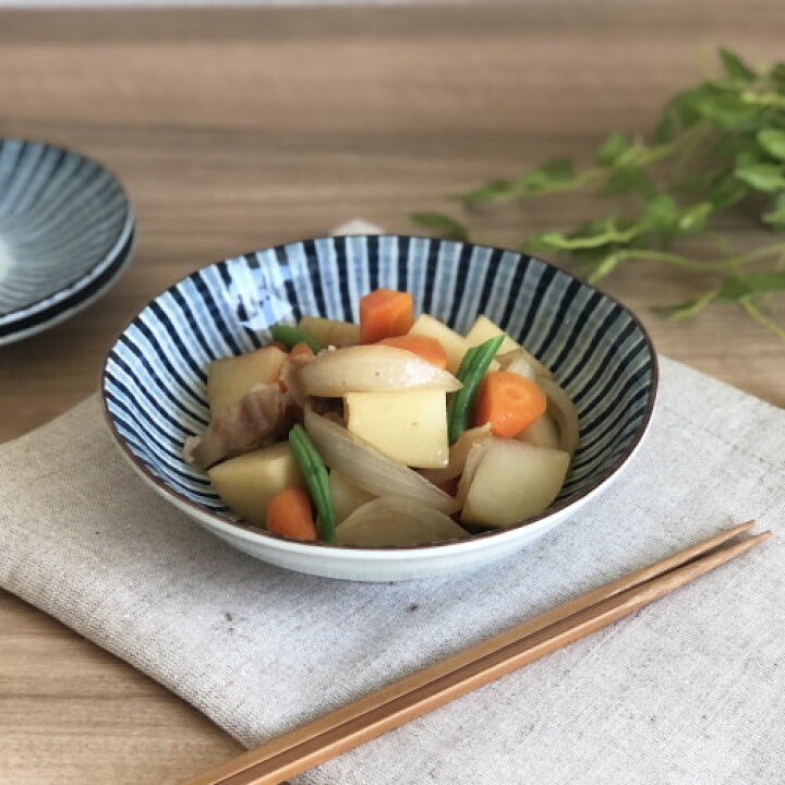 楽天市場】【波紋十草】煮物鉢 / 中鉢 大鉢 和食器 お惣菜鉢 サラダ鉢 