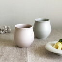 【薄桜】 ミニカップ150cc　/　ちょこ お猪口 ぐい飲み 湯呑み 湯のみ デミタスカップ ぐいのみカップ おしゃれ かわいい ピンク 桃色 ホワイト 酒 ぐい呑 酒器 陶器 陶磁器 シンプル 盃 杯 さかづき