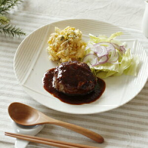 【スクエアラインプレート 24cm】 ◎アウトレット / 大皿 パスタプレート パスタ皿 カフェ ディナープレート ランチプレート 白 おしゃれ