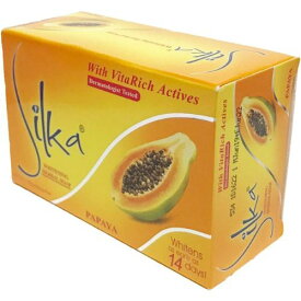 Silka シルカ　パパイヤ石鹸　135g　Silka papaya soap パパイン酵素　固形石鹸　パパイヤ