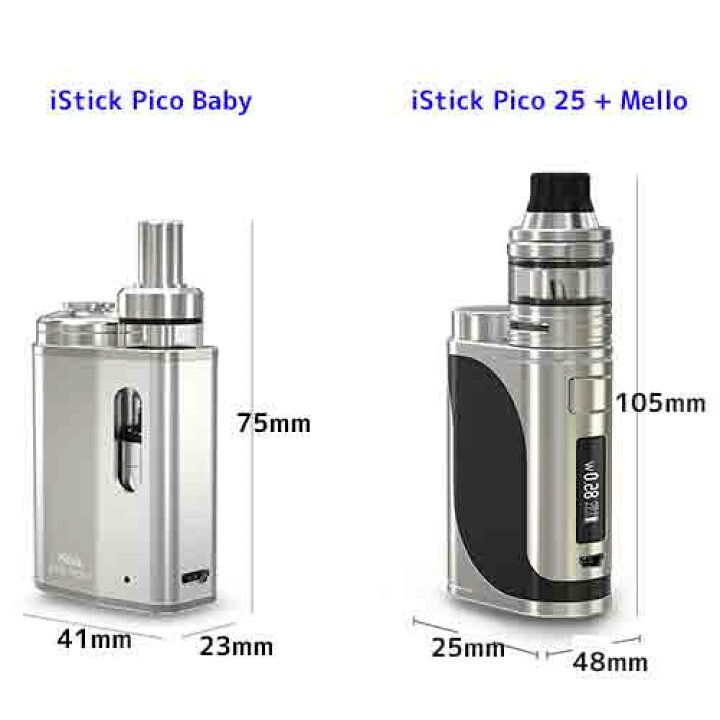 楽天市場】【電池付き/6色】Eleaf iStick Pico Baby Kit [ イーリーフ 