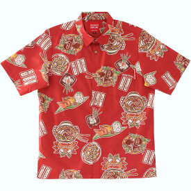 かりゆしウェア メンズ 結婚式 ゴルフ 沖縄 かりゆし シャツ アロハ アロハシャツ レギュラーカラー MANGO HOUSE マンゴハウス 国産 リゾート お揃い ペア 234027 うちなー定食やー