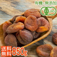 ＜無添加・無漂白・砂糖不使用＞有機JAS認証 オーガニックドライアプリコット 850g カロテン豊富 あんず …