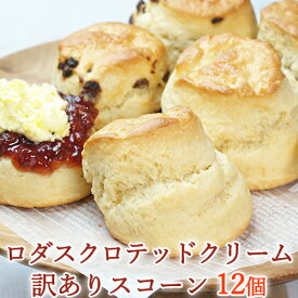 【訳あり福袋】＜Rodda's ロダス＞ クロテッドクリームスコーン（ミックス）12個セット 濃厚しっとり極上スコーン（Bスコーン）