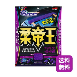 送料無料 SOFT99 ALAUNEN ヤワラカイザー 吸水用クロス 約100cm 高密度 極細繊維 タオル マイクロファイバークロス カットパイル加工 ポケット 洗浄 洗車 車内 清掃 コーティング施工車 超速吸水