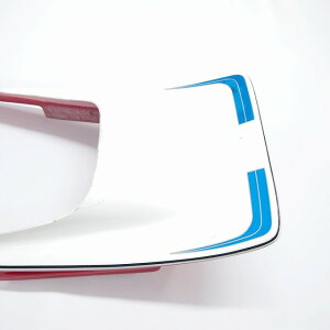 羽根テール 社外シートカウル ミラー ステッカー/鏡面 デカール キラキラライン 汎用 屋外対応 2次曲面 オートバイ バイク やんちゃ カスタム XJ400 Z400FX