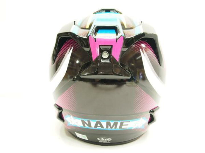 楽天市場】arai V-cross4用 ドレスアップデカールセット 名入れ対応 