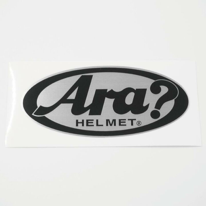 楽天市場 在庫限り パロディ ステッカー アライ ではなく Ara ヘアライン ヘルメット 1枚 9 4cm おもしろ 面白ステッカー バイク 車 Arai シール デカール ワンポイント エンブレム 目印 カスタム 防水 オートバイ Maniac Collection