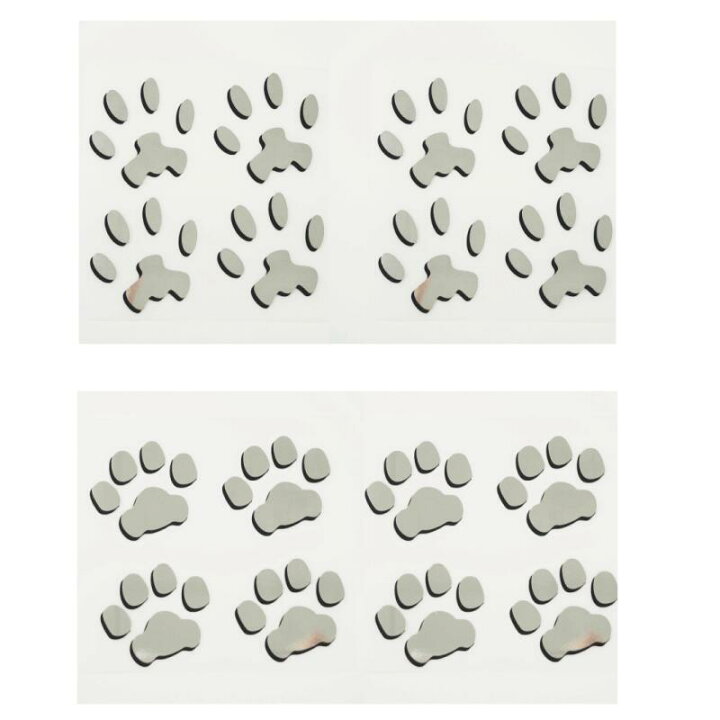 楽天市場 ミラー 汎用 犬 猫 足跡 ステッカー 車 バイク ワンポイント ゴールド イヌ ネコ 足形 足 足あと かわいい おしゃれ 動物 Dog シール デカール 防水 肉球 カーステッカー デコ カー用品 雑貨 グッズ 犬ステッカー 犬雑貨 可愛い 猫ステッカー