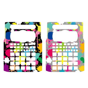 ローランド SP-404MK2 カスタムスキン カラフル スプラッシュ 飛び散り ペンキ 落書き サンプラー スキンシール ステッカー Roland SP404mk2 SP404SX SP404 Roland SP-404SX SP-404 楽器 音響 音楽 ステッカー