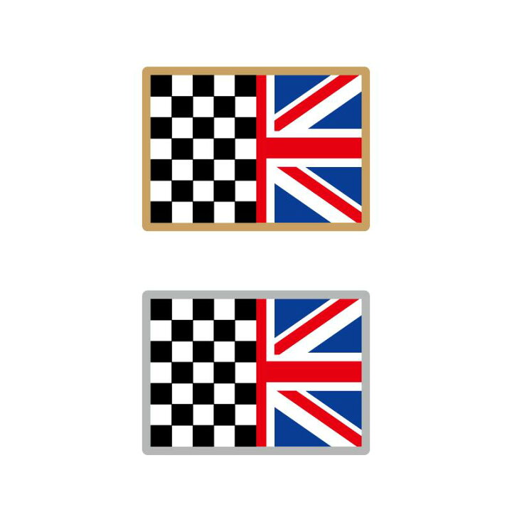楽天市場 かわいい ユニオンジャック チェッカー ステッカー 6cm 国旗 イギリス Mini ドレスアップ かわいい クラブマン オシャレ チェック ワンポイント おしゃれ メタリック 防水 屋外 ステッカーチューン デカール シール Maniac Collection