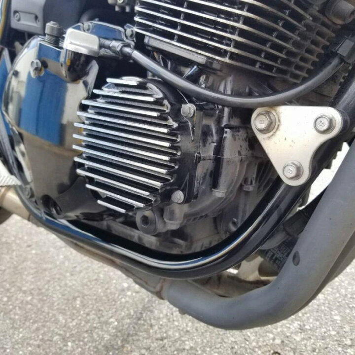 楽天市場】mc.maniac製 XJR400 XJR400R エンジンカバー 左右セット 黒 