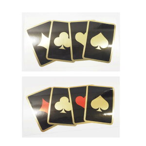 �i�}�b�g�S�[���h�j�u���b�N�S�[���h �g�����v �G�[�X�X�e�b�J�[ 7cm playingcards Ace �|�[�J�[ �t�H�[�J�[�h �X�}�z �^�u���b�g �X�e�b�J�[�`���[�� �f�R�V�[�� �f�R���[�V���� �h�� ���~�l�[