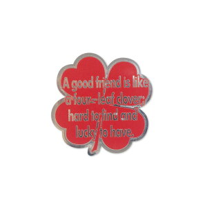 【ミラー】ハッピークローバー 名言シンボルステッカー 1枚 10cm 車 アメリカン かっこいい スクーター 原付 キャリーケース スーツケース ヘルメット ワンポイント ことわざ アメリカ雑貨