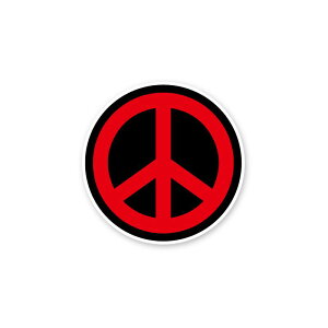 i}bg~js[X}[NXebJ[ Peace symbol 12cm V[ h t |Cg 킢 V{ XebJ[`[ scooter sticker oCN JX^ bOV[h IWi tF