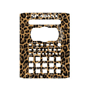 ローランド SP-404SX専用 カスタムスキン ヒョウ柄 レオパード LEOPARD レパード アニマル サンプラー スキンシール ステッカー Roland SP404mk2 SP404SX SP404 Roland SP-404SX SP-404 楽器 音響 音楽 ステッカー