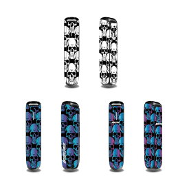プルームオーラ カスタムスキン カスタムステッカー ドクロ 骸骨 スカル SKULL 全面 Ploom AURA 電子タバコ 喫煙グッズ 煙草 着せ替え スキンシール おしゃれ オリジナル デコレーション 自作