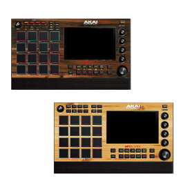Akai Professional MPC LiveII専用 カスタムスキン カスタムステッカー（ダークウッド ライトウッド）サンプラー 音響楽器 木目 ※本体は別売り MPCLIVE2 アカイ