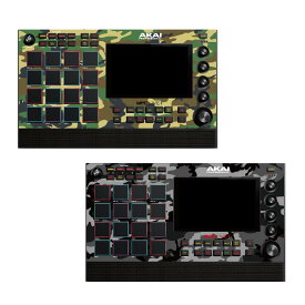 Akai Professional MPC LiveII専用 カスタムスキン カスタムステッカー 迷彩 カモフラ（グリーン/ブラック）サンプラー 音響楽器 ※本体は別売り MPCLIVE2 アカイ