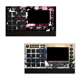 Akai Professional MPC LiveII専用 カスタムスキン カスタムステッカー（桜吹雪 浮世絵）サンプラー 音響楽器 ※本体は別売り MPCLIVE2 アカイ 和風 和柄