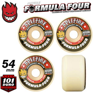 �y���j�������z�X�P�[�g�{�[�h�E�B�[�� SPITFIRE �X�s�b�g�t�@�C���[ F4 FORMULA FOUR CONICAL FULL - 101DURO 101A 54mm RED �t�H�[�~�����t�H�[ �R�j�J���t�� ���b�h 4��1�Z�b�g �p�[�c �n�[�h �E�C�[�� �^�C