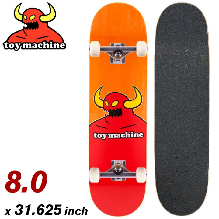 楽天市場】スケボー コンプリート スケートボード TOY MACHINE トイ 