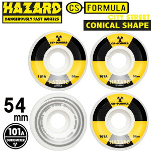 �y���j�������z�X�P�{�[ �X�P�[�g�{�[�h �E�B�[�� HAZARD hazard �n�U�[�h CS FORMULA �V�e�B�[�X�g���[�g CONICAL SHAPE �R�j�J���V�F�C�v 101A 54mm 4��1�Z�b�g �p�[�c �^�C�� ���i �X�g���[�g WHEEL �n�[