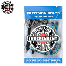 【4/25限定★抽選で最大100%PTバック】 INDEPENDENT インディペンデント ビス PRECISION BOLTS ボルト スケートボード スケボー ネジ トラック専用 ナット 7/8インチ 1インチ インディ