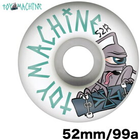 【4/25限定★抽選で最大100%PTバック】 ハードウィール スケートボード スケボー Toy Machine トイマシーン ウィール Sect Skater セクト スケーター 4個1セット 52mm 99a タイヤ sk8 skateboard パーツ