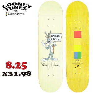 XP{[ fbL Pi XP[g{[h Color Bars×Looney Tunes SPREAD LOVE DECK J[o[ obNXoj[ [j[e[Y 8D25 SK8 SKATEBOARD  Xg[g gbN lp