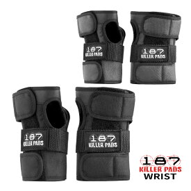 【日祝も発送】スケボー プロテクター リストガード 手首プロテクター 187 KILLER PADS キラーパッド WRIST GUARD SK8 スケート ストリート スポーツ用 スケーター 手の平