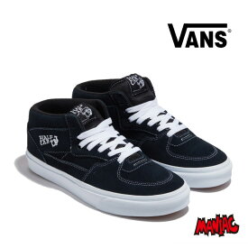 VANS バンズ ヴァンズ スニーカー ミドルカット (VN000DZ3NVY) HALF CAB NAVY ハーフキャブ ブラック メンズスニーカー スケートシューズ スケシュー 靴 男性用 スケーター スケート