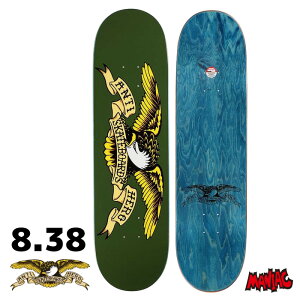 XP{[ fbL Pi XP[g{[h A^C A`q[[ A^Cq[[ ANTIHERO 8.38 SK8 SKATEBOARD  Xg[g p[N gbN lp 8.38C`