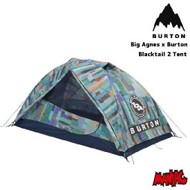 BURTON バートン テント 2人用 キャンプ フェス アウトドア ビッグアグネス TENT バックパック Big Agnes x Burton Blacktail 2 Tent おしゃれ ドームテント 軽量 防水 ベランピング ソロキャンプ