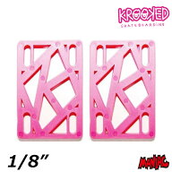 【日祝も発送】スケボー ライザーパッド KROOKED クルキッド RISER PAD スペースパッド RISERS 1/4インチ…