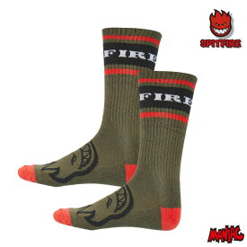 【日祝も発送】SPITFIRE スピットファイヤー ソックス 靴下 メンズ CLASSIC '87 BIGHEAD SOCKS スピットファイア スケーター スケーターソックス ハイソックス メンズソックス おしゃれ スケートブランド スケボー スケートボードブランド