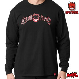 【日祝も発送】SPITFIRE スピットファイヤー メンズ Tシャツ ロンT 長袖Tシャツ トップス メンズ IMMORTAL FIRE LONGSLEEVE T-SHIRT スピットファイア スケーター おしゃれ スケートブランド 男性用 スケボー スケートボードブランド