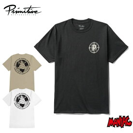 【日祝も発送】PRIMITIVE プリミティブ Tシャツ EXPLORE TEE スケーター メンズ 半袖Tシャツ フロントプリント スケートブランド 男性用 スケボー スケートボードブランド SKATEBOARD