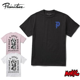 【日祝も発送】PRIMITIVE プリミティブ Tシャツ DEDICATION TEE スケーター メンズ 半袖Tシャツ フロントプリント スケートブランド 男性用 スケボー スケートボードブランド SKATEBOARD