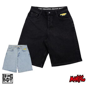 【日祝も発送】HOMEBOY ホームボーイ X-TRA MONSTER SHORTS エクストラ モンスター ショートパンツ デニムパンツ ワイドパンツ バギーパンツ ルーズフィット SKATEBOARD スケートボード スケボー スケーター