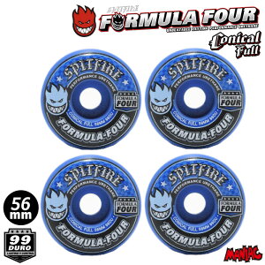 yjzXP[g{[hEB[ SPITFIRE Xsbgt@CA[ F4 FORMULA FOUR CONICAL FULL COLORS - 99DURO 99A 56mm tH[~tH[ RjJt RjJ 41Zbg Xsbgt@C[ p[