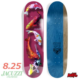 【日祝も発送】スケボー デッキ 単品 スケートボード JACUZZI UNLIMITED ジャグジー アンリミテッド 500 YEARS DECK 8.25 8.25インチ SK8 SKATEBOARD 板 ストリート トリック 大人用 ストリート