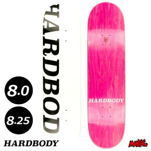 yjzXP{[ fbL Pi XP[g{[h HARDBODY n[h{fB n[h{fB[ CLASSIC LOGO BOARD - WHITE/BLACK 8.0 8.25 8.0C` 8.25C` SK8 SKATEBOARD  Xg[g gbN lp Xg
