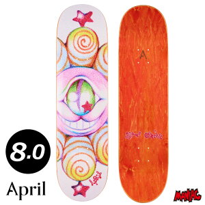 yjzXP{[ fbL Pi XP[g{[h April GCv SHANE O'NEILL EMA GASPAR 8.0 8.0 VF[EIj[ Skateboard Deck  Xg[g gbN APRIL lp