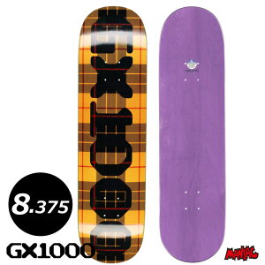 yjzXP{[ fbL Pi XP[g{[h GX1000 W[GbNX OG LOGO TARTAN YELLOW 8.375 8.375C` SK8 SKATEBOARD  Xg[g gbN lp Xg[g